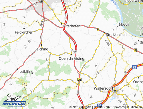 MICHELIN Oberschneiding map - ViaMichelin