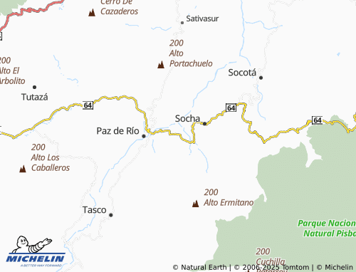 MICHELIN Sochuelo map - ViaMichelin