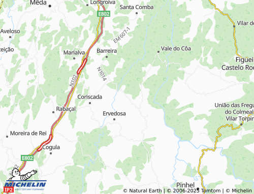 MICHELIN Juízo map - ViaMichelin