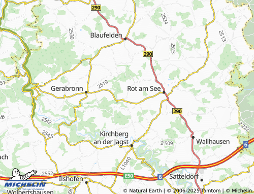 MICHELIN Oberndorf map - ViaMichelin