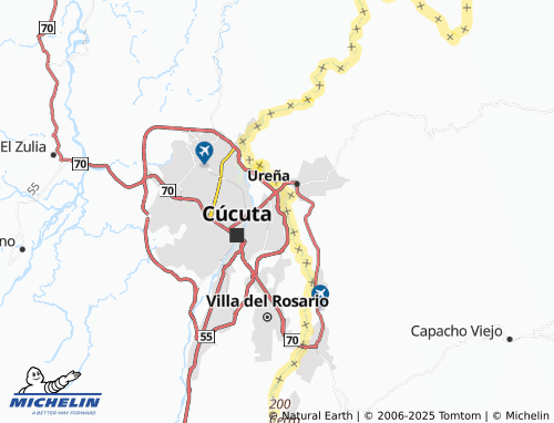 MICHELIN-Landkarte Caña Fistolo - ViaMichelin