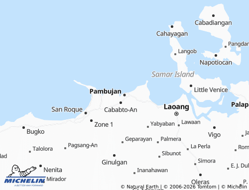 MICHELIN Pambujan map - ViaMichelin