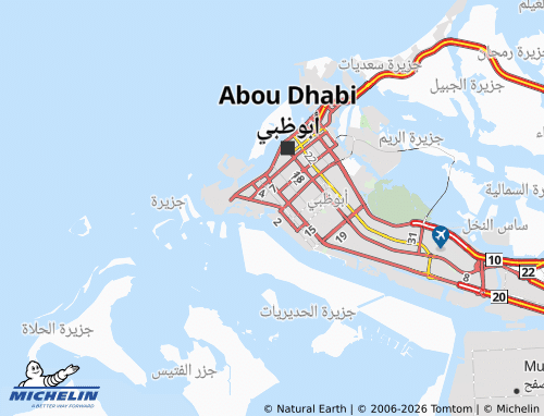 MICHELIN Al Bateen map - ViaMichelin