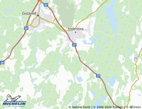 Carte MICHELIN Lövås - ViaMichelin