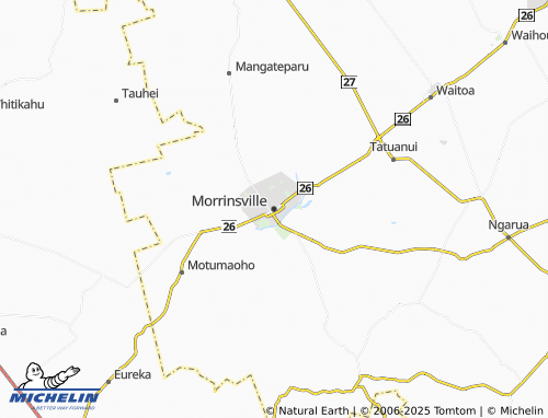MICHELIN Morrinsville map - ViaMichelin