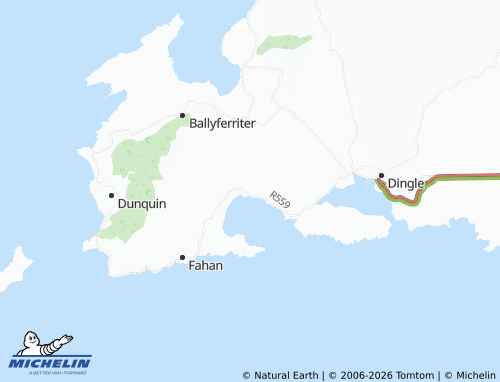 Carte MICHELIN Ventry - ViaMichelin