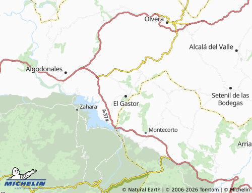 Mappa MICHELIN El Gastor - ViaMichelin