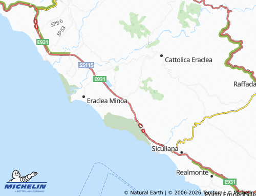 MICHELIN Montallegro map - ViaMichelin