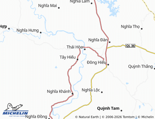Mapa MICHELIN Tây Hiếu - ViaMichelin