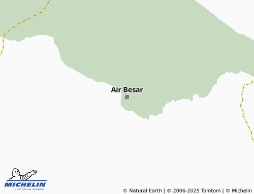 MICHELIN Air Besar map - ViaMichelin