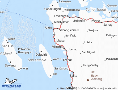 MICHELIN Colab-Og map - ViaMichelin