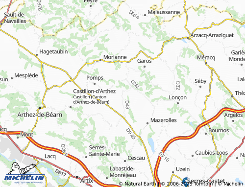 Carte MICHELIN Uzan - ViaMichelin