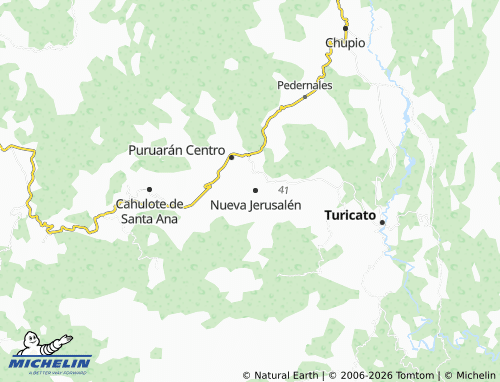 MICHELIN Monte Carmelo map - ViaMichelin