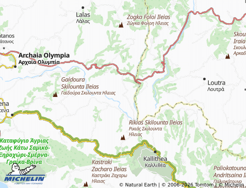 Carte MICHELIN Aspra Spitia - ViaMichelin