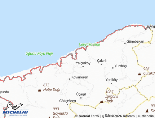 Mappa MICHELIN Çayyaka - ViaMichelin