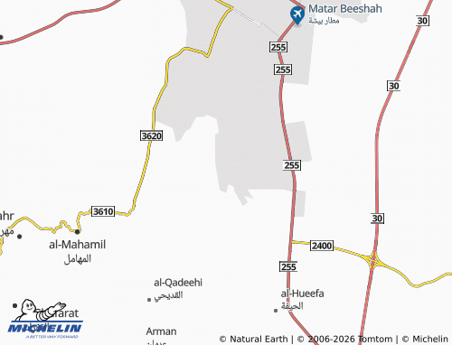 MICHELIN-Landkarte al-Wadi - ViaMichelin