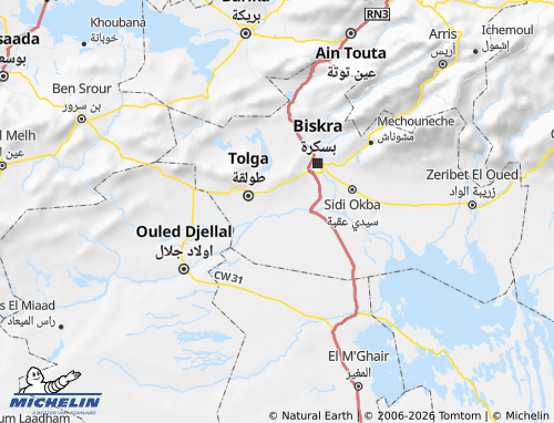 Mapa MICHELIN Urlal - ViaMichelin