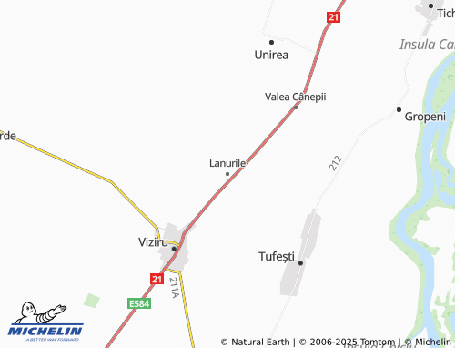 MICHELIN Lanurile map - ViaMichelin