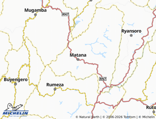 Mapa MICHELIN Matana - ViaMichelin