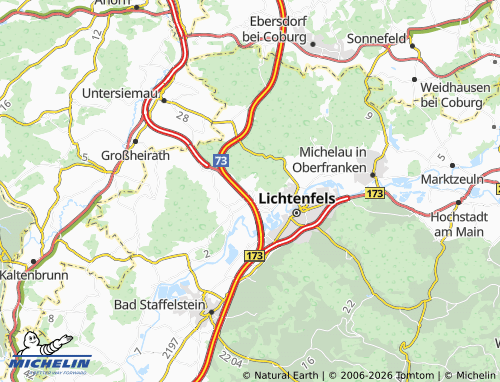 MICHELIN Schönsreuth map - ViaMichelin