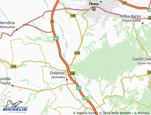 Mapa MICHELIN Malošište - ViaMichelin