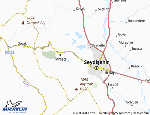 MICHELIN Gökçehüyük map - ViaMichelin