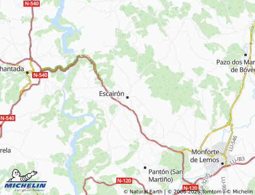 Mapa MICHELIN Escairón - ViaMichelin
