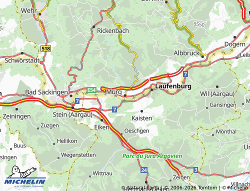 Mapa MICHELIN Murg - ViaMichelin