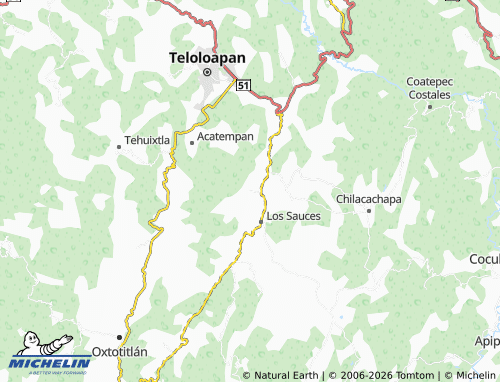 MICHELIN-Landkarte La Concordia - ViaMichelin