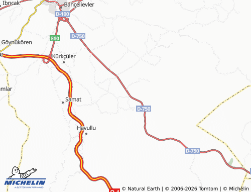 Mappa MICHELIN Yenecik - ViaMichelin