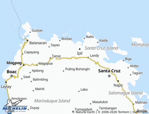 MICHELIN Dolores map - ViaMichelin