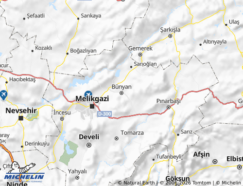 Mappa MICHELIN Bünyan - ViaMichelin