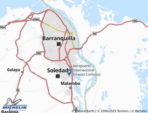 MICHELIN Urbanización Los Mangos map - ViaMichelin