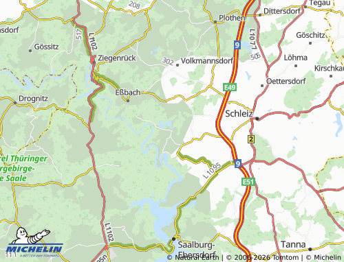 Mapa MICHELIN Grochwitz - ViaMichelin
