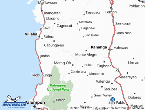 MICHELIN New Balanac map - ViaMichelin