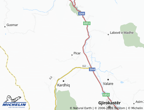 MICHELIN Picar map - ViaMichelin