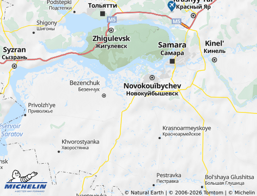 MICHELIN-Landkarte Tschapajewsk - ViaMichelin