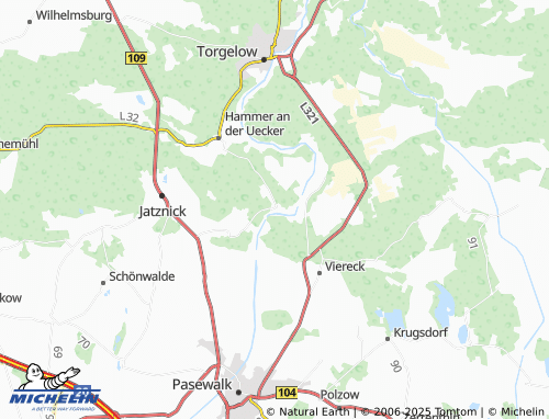 MICHELIN-Landkarte Liepe - ViaMichelin