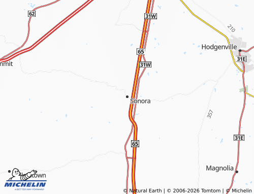 Mappa MICHELIN Sonora - ViaMichelin