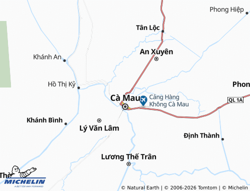 Carte MICHELIN Phường 9 - ViaMichelin