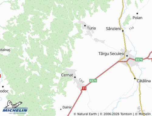 Mappa MICHELIN Icafalău - ViaMichelin