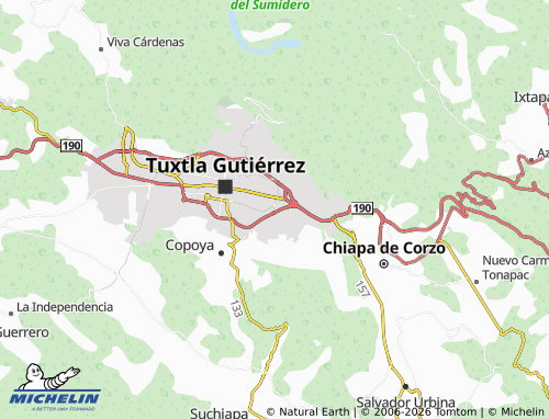 MICHELIN Orquídea map - ViaMichelin