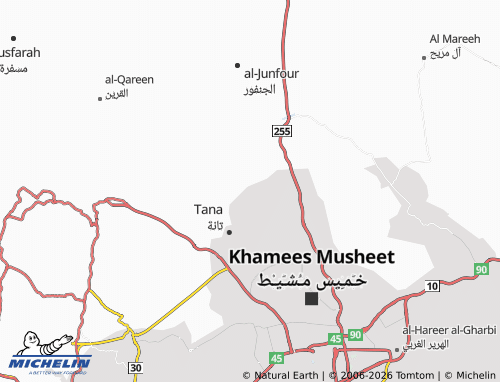 MICHELIN-Landkarte al-Jazeerah - ViaMichelin