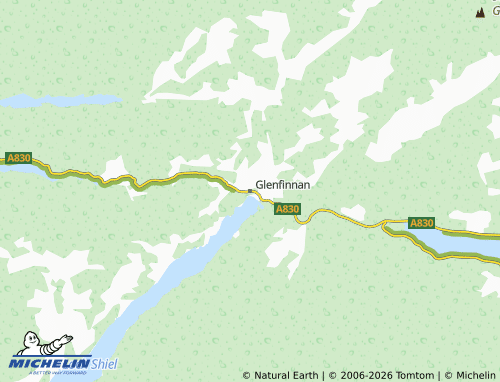 MICHELIN Glenfinnan map - ViaMichelin