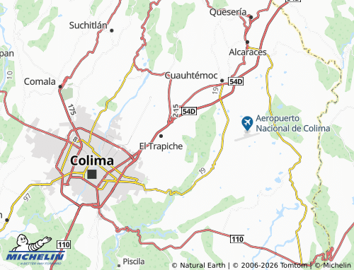 MICHELIN Nuevo San Joaquín map - ViaMichelin