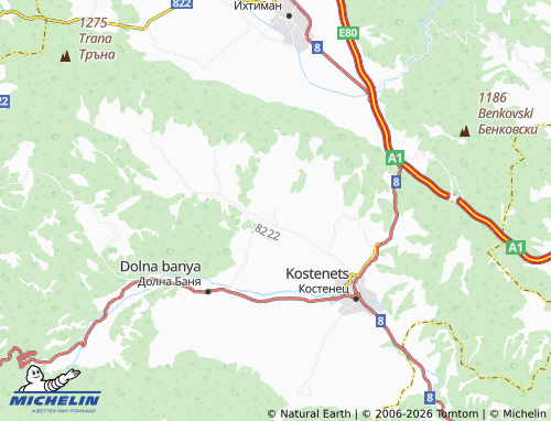 Mapa MICHELIN Pchelin - ViaMichelin