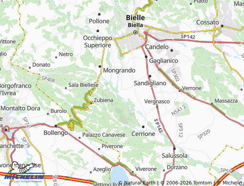 Mapa MICHELIN Borriana - ViaMichelin