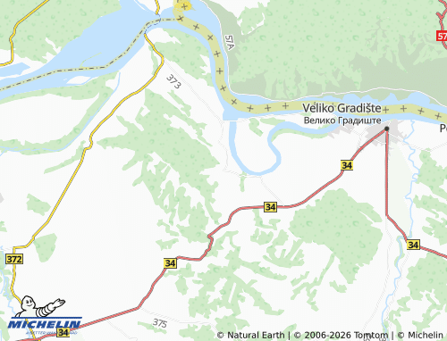 Mapa MICHELIN Biskuplje - ViaMichelin