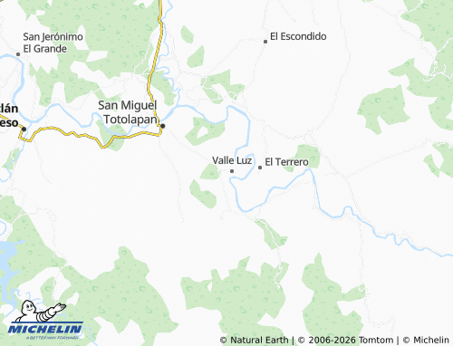 Mappa MICHELIN Valle Luz II - ViaMichelin