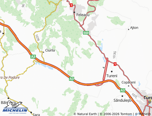 Kaart MICHELIN Micești - ViaMichelin